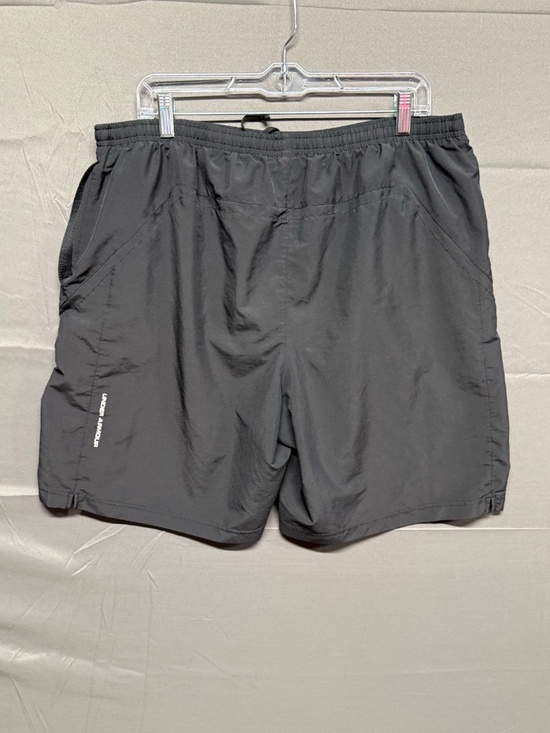 Under Armour HeatGear Lined Training Shorts - Men's XL - Dark Gray/Black - Picture 3 of 8